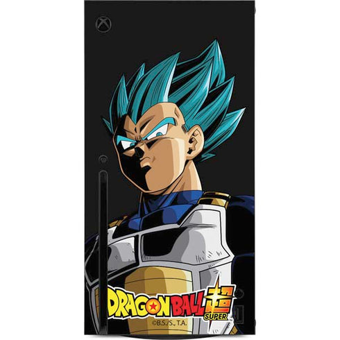 Dragon Ball Super Vegeta Xbox Series X Console Skin