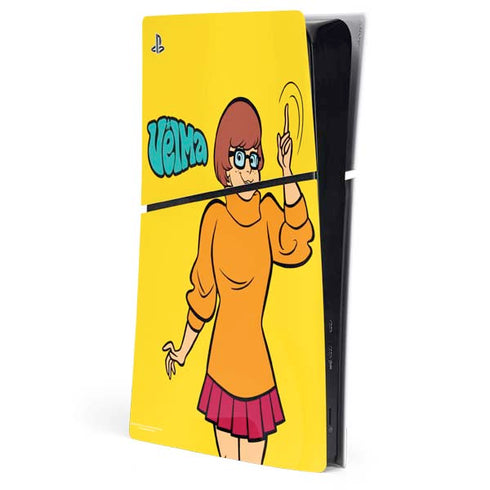 Scooby Doo Velma PS5 Slim Digital Edition Console Skin