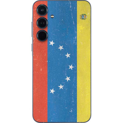 Venezuela Flag Distressed Galaxy A36 5G Skin