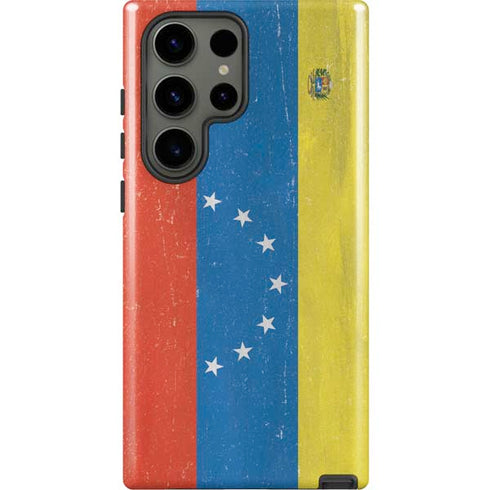 Venezuela Flag Distressed Galaxy S23 Ultra Pro Case