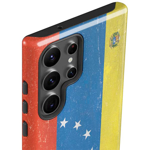 Venezuela Flag Distressed Galaxy S23 Ultra Pro Case