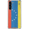 Venezuela Flag Distressed Galaxy S24 FE Clear Case