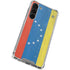 Venezuela Flag Distressed Galaxy S24 FE Clear Case