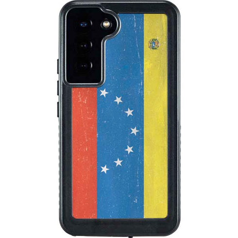 Venezuela Flag Distressed Galaxy S24 Plus Waterproof Case