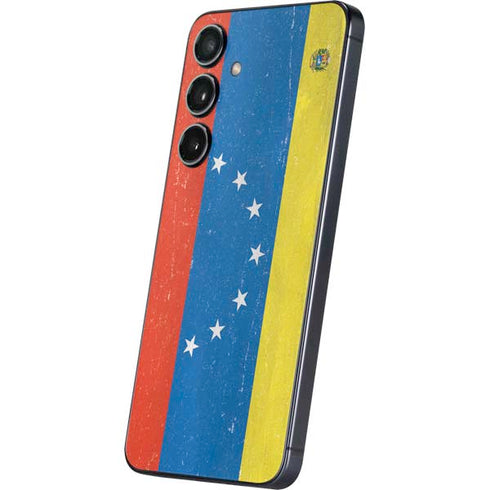 Venezuela Flag Distressed Galaxy S25 Skin