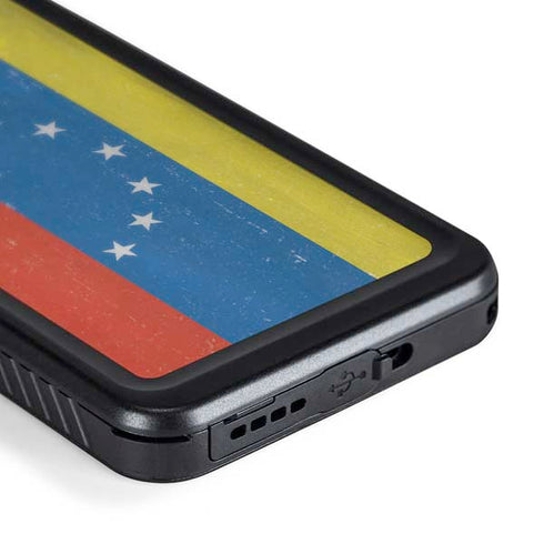 Venezuela Flag Distressed Galaxy S24 Waterproof Case