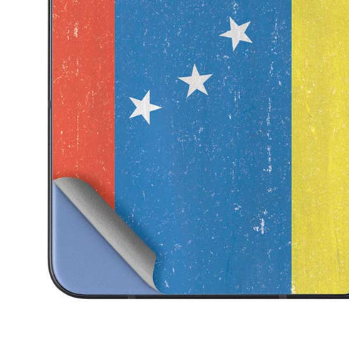 Venezuela Flag Distressed Galaxy Z Fold5 5G Skin
