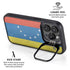 Venezuela Flag Distressed iPhone 14 Pro Kickstand Case