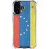 Venezuela Flag Distressed iPhone 16 Plus Clear Case