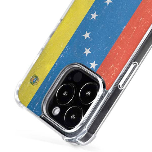Venezuela Flag Distressed iPhone 16 Pro Max MagSafe Case