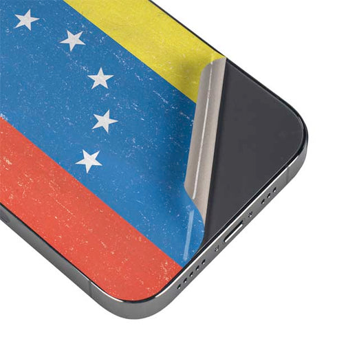 Venezuela Flag Distressed iPhone 16 Pro Skin