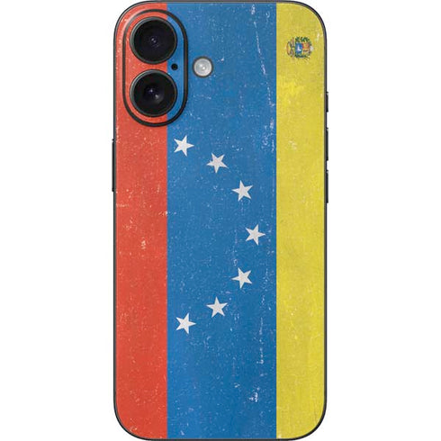Venezuela Flag Distressed iPhone 16 Skin