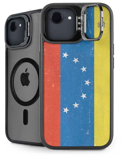 Venezuela Flag Distressed iPhone 16e Kickstand Case