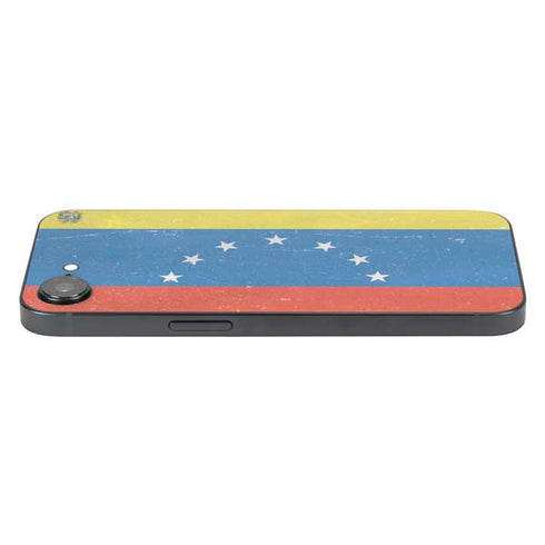 Venezuela Flag Distressed iPhone 16e Skin