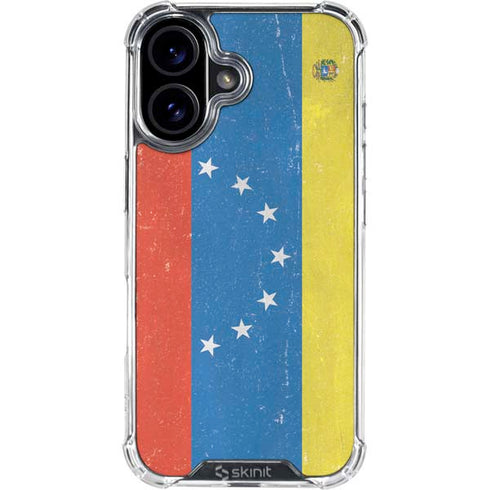 Venezuela Flag Distressed iPhone 17 Clear Case