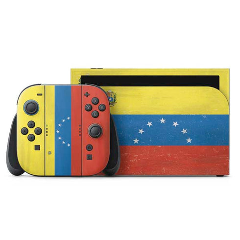 Venezuela Flag Distressed Nintendo Switch 2 (2025) with Joy-Con Skin