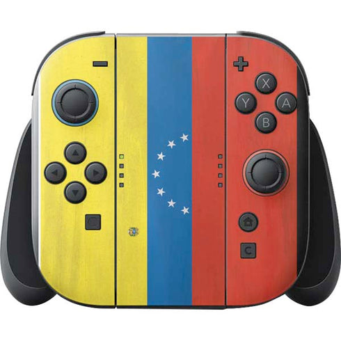 Venezuela Flag Distressed Nintendo Switch 2 (2025) with Joy-Con Skin