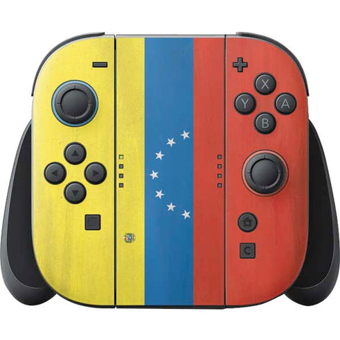 Venezuela Flag Distressed Nintendo Skins