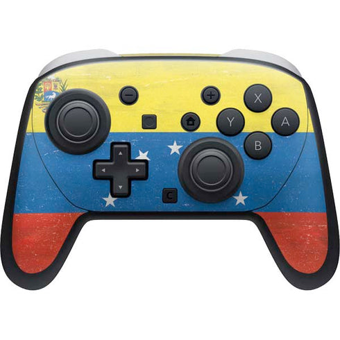 Venezuela Flag Distressed Nintendo Skins