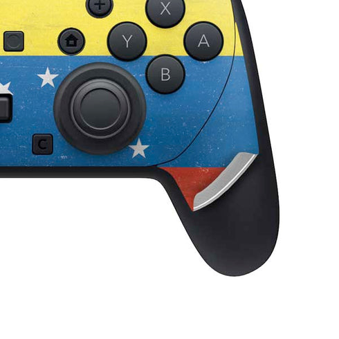 Venezuela Flag Distressed Nintendo Switch 2 (2025) Pro Controller Skin
