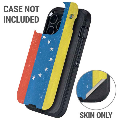 Venezuela Flag Distressed Otterbox Defender iPhone Skin