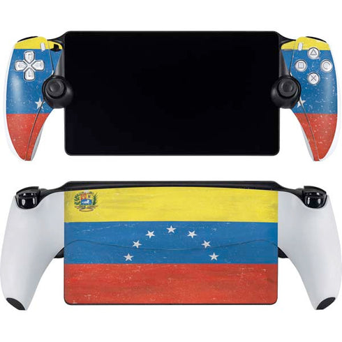 Venezuela Flag Distressed PlayStation Portal Remote Player Skin