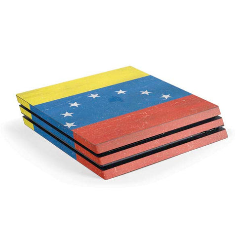 Venezuela Flag Distressed PlayStation PS4 Skins
