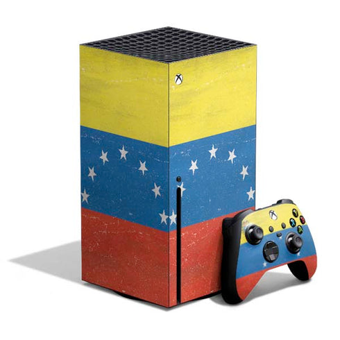 Venezuela Flag Distressed Xbox Series X Skins