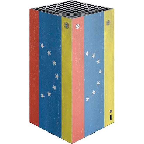 Venezuela Flag Distressed XBox Series X Digital Edition Console Skin