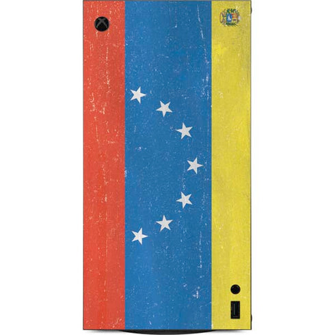 Venezuela Flag Distressed XBox Series X Digital Edition Console Skin