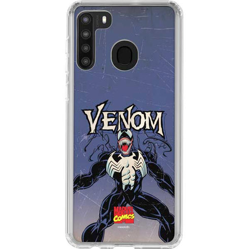 Marvel Classic Comics Venom Galaxy A21 Clear Case