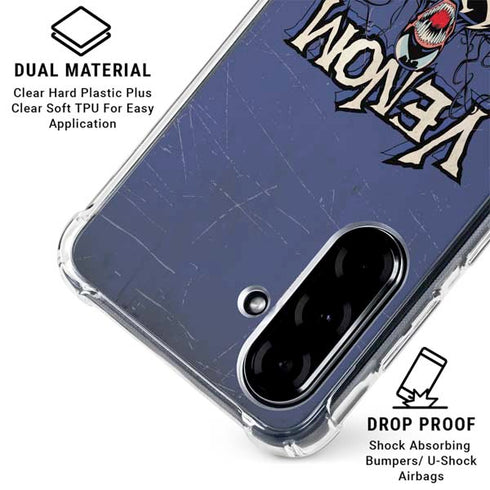 Marvel Classic Comics Venom Galaxy A36 5G Clear Case