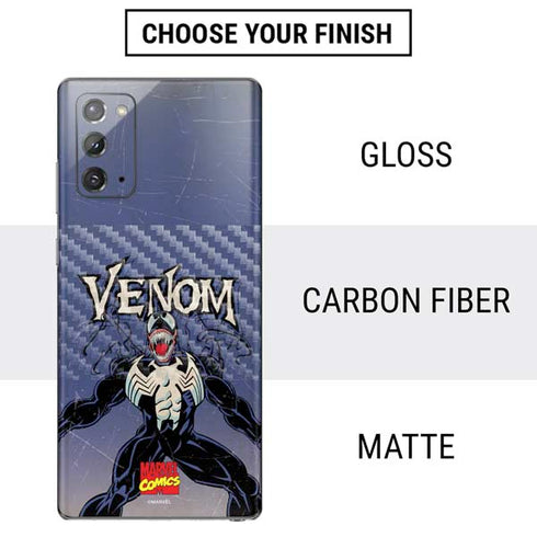 Marvel Classic Comics Venom Galaxy Note20 5G Skin