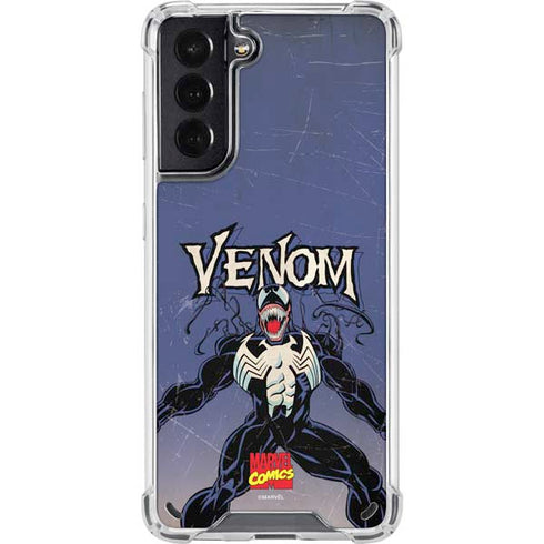 Marvel Classic Comics Venom Galaxy S21 5G Clear Case