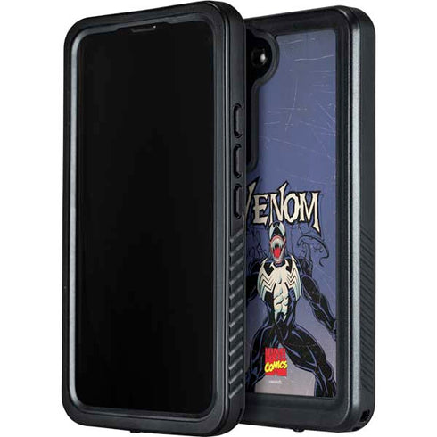 Marvel Classic Comics Venom Galaxy S23 Waterproof Case