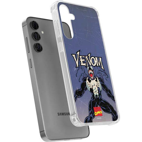 Marvel Classic Comics Venom Galaxy S24 Plus Clear Case