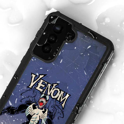 Marvel Classic Comics Venom Galaxy S24 Plus Waterproof Case