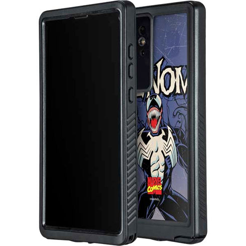 Marvel Classic Comics Venom Galaxy S24 Ultra Waterproof Case