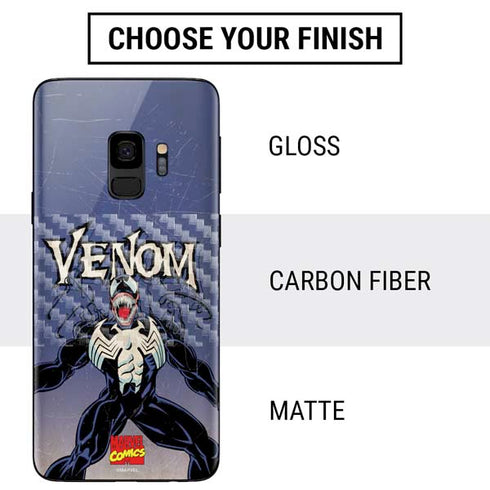 Marvel Classic Comics Venom Galaxy S9 Skin