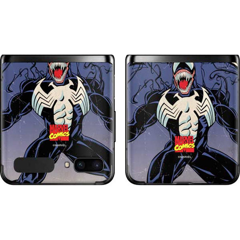 Marvel Classic Comics Venom Galaxy Z Flip Skin