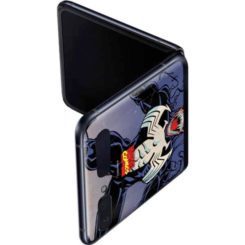 Marvel Classic Comics Venom Galaxy Z Flip Skin