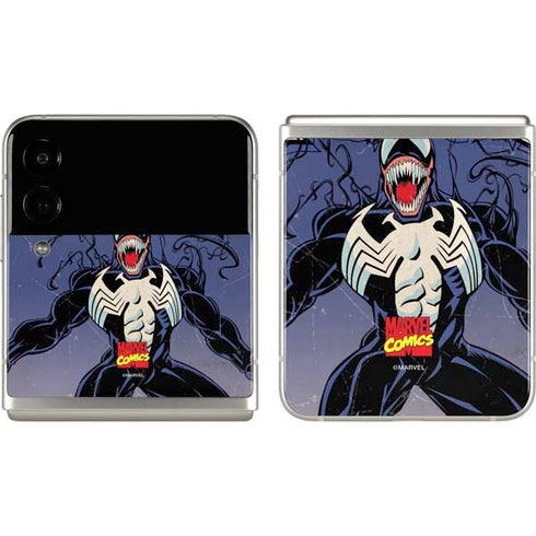 Marvel Classic Comics Venom Galaxy Z Flip3 5G Skin