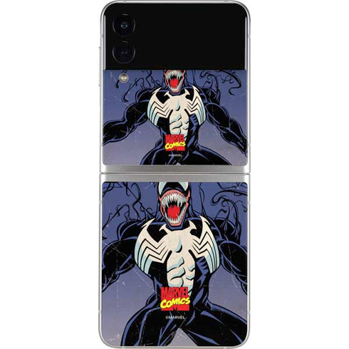 Marvel Classic Comics Venom Galaxy Z Flip3 5G Skin