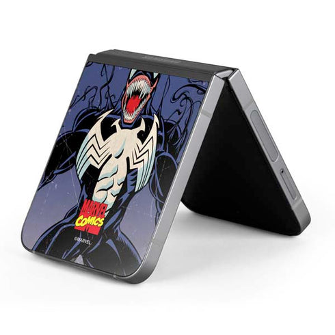 Marvel Classic Comics Venom Galaxy Z Flip6 Skin