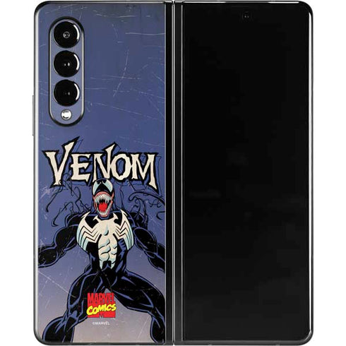 Marvel Classic Comics Venom Galaxy Z Fold3 5G Skin