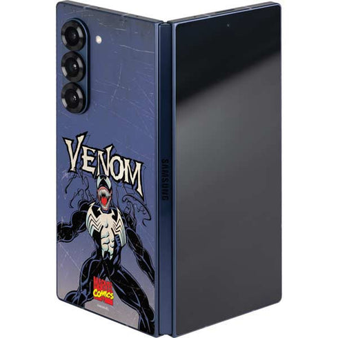 Marvel Classic Comics Venom Galaxy Z Fold6 Skin