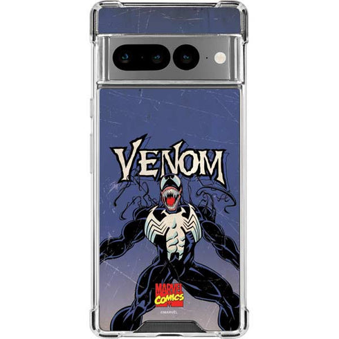 Marvel Classic Comics Venom Google Pixel 7 Pro Clear Case