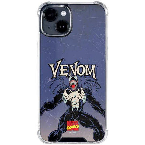 Marvel Classic Comics Venom iPhone 14 Plus Clear Case
