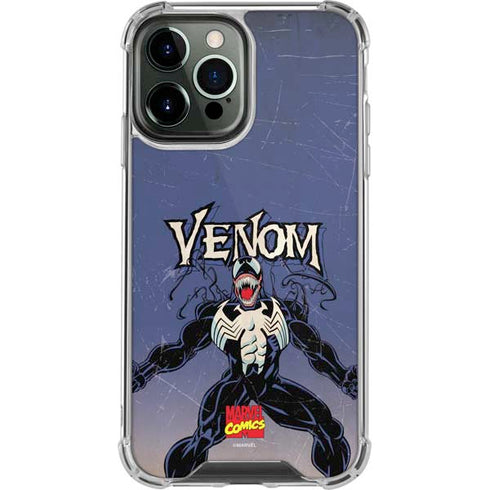 Marvel Classic Comics Venom iPhone 14 Pro Max Clear Case