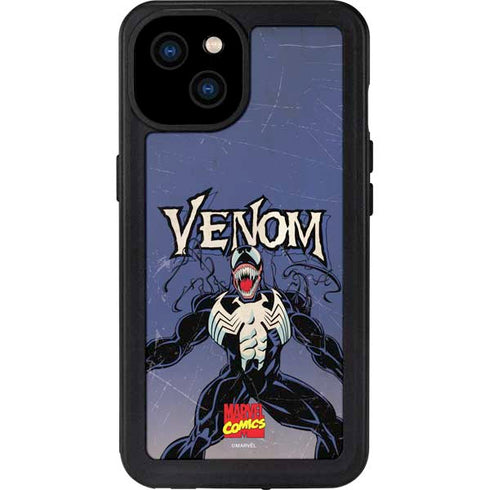 Marvel Classic Comics Venom iPhone 15 Plus Waterproof Case